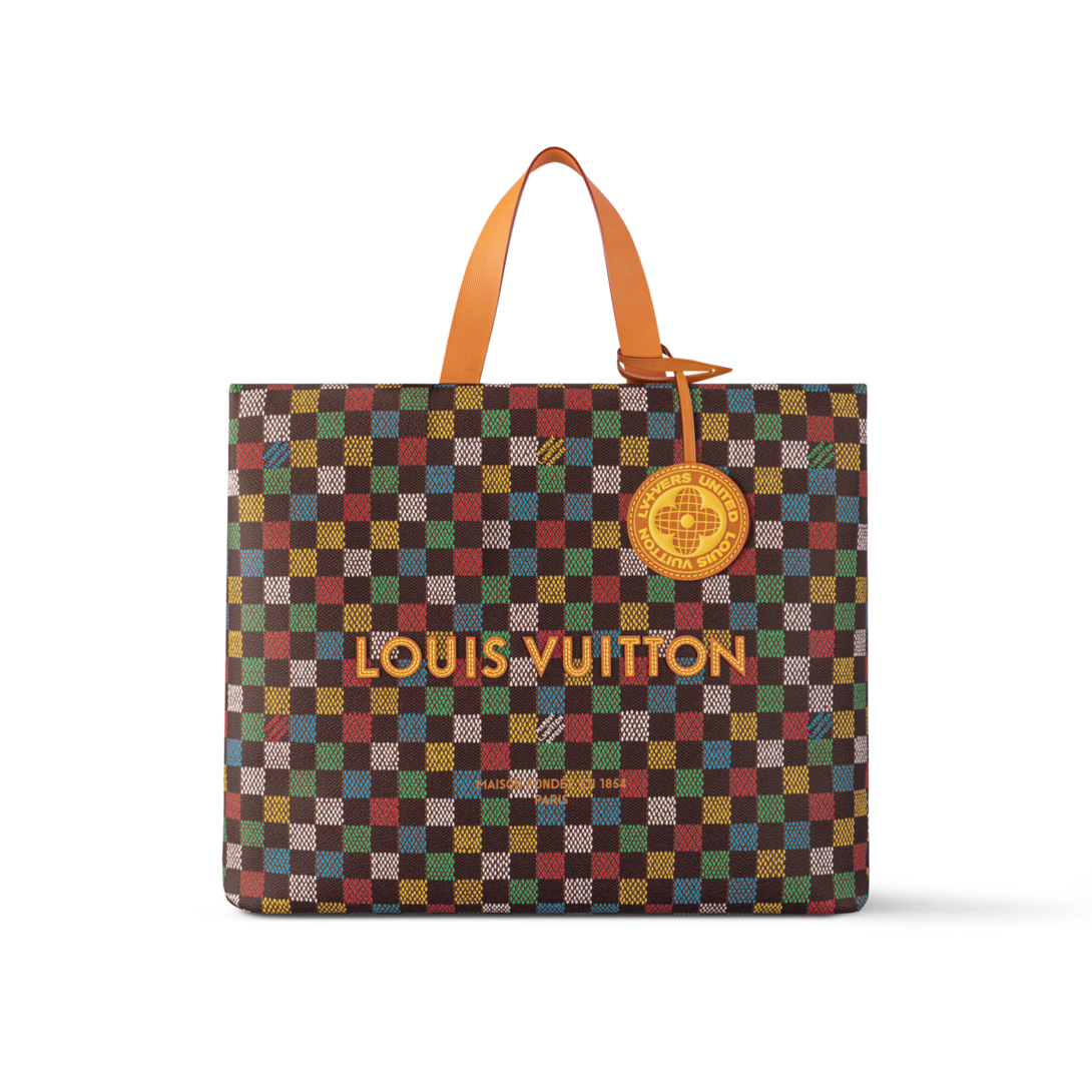 関税込 LV Shopper Tote MM N00192 Shopper Tote MM Damier Ebene - Bags and Small Leather Goods
